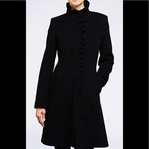 DKNY Ruffled Coat